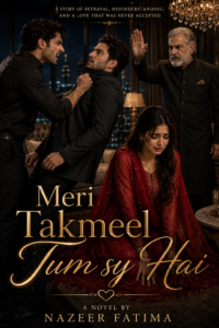 Meri Takmeel Tum Se Hai By Nazeer Fatima Urdu Novel Cover | Emotional Romantic Novel