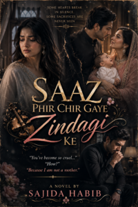 Saaz Phir Chir Gaye Zindagi Ke Novel By Sajida Habib, Army Officer Romance Novel, Second Marriage Urdu Novel, Emotional Family Story