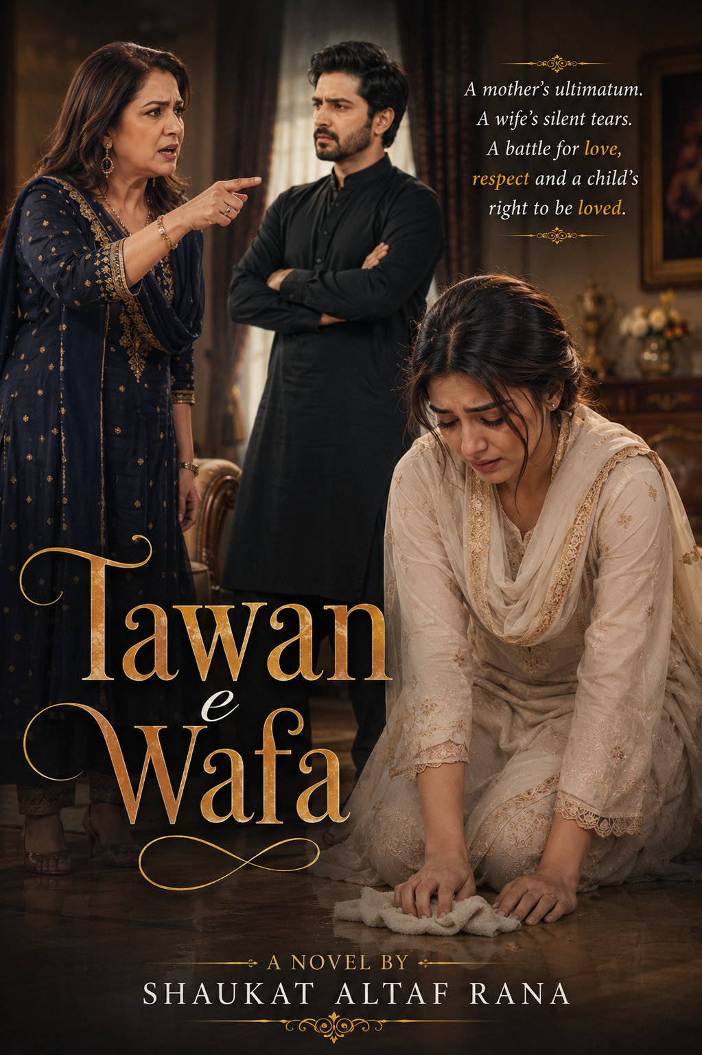 Tawan E Wafa Novel by Shaukat Altaf Rana Complete Urdu Novel