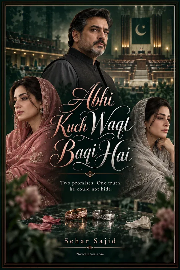 Abhi Kuch waqt baqi hai Urdu novel cover